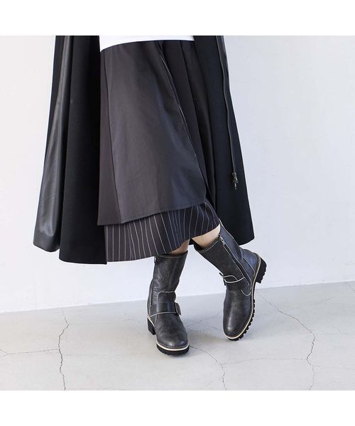 D'ICI / ディッシィ ブーツ（ショート丈） | ベルトデザインミドルブーツ | 詳細26