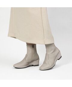 D'ICI / ディッシィ ブーツ（ショート丈） | ウェッジソールストレッチショートブーツ