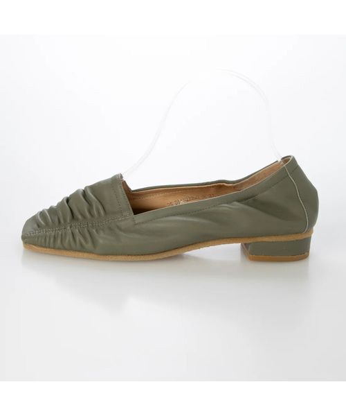 D'ICI / ディッシィ フラットシューズ | シャーリングスクエアトゥパンプス | 詳細1