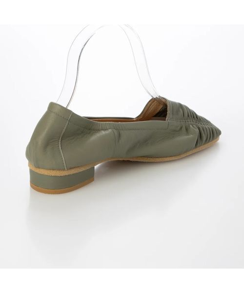 D'ICI / ディッシィ フラットシューズ | シャーリングスクエアトゥパンプス | 詳細2