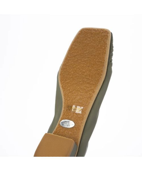 D'ICI / ディッシィ フラットシューズ | シャーリングスクエアトゥパンプス | 詳細4