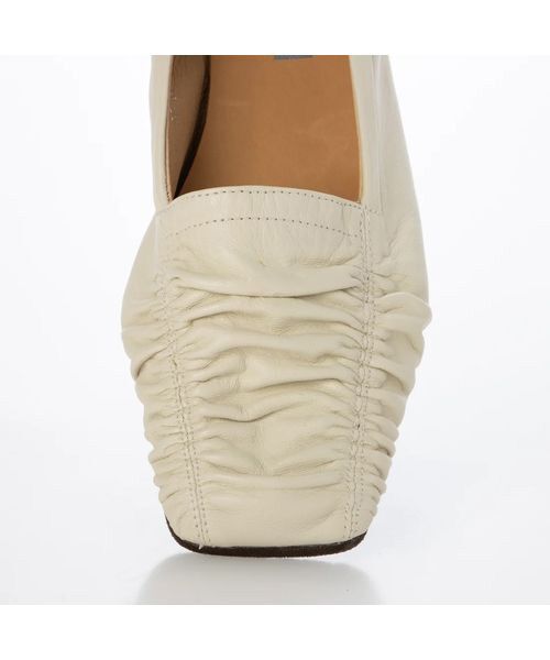 D'ICI / ディッシィ フラットシューズ | シャーリングスクエアトゥパンプス | 詳細10