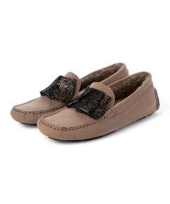 D'ICI / ディッシィ フラットシューズ | ドレープモチーフモカシンシューズ