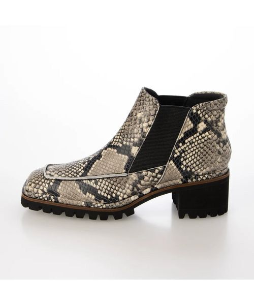 D'ICI / ディッシィ パンプス | ワイドスクエアトゥタンクソールショートブーツ | 詳細1