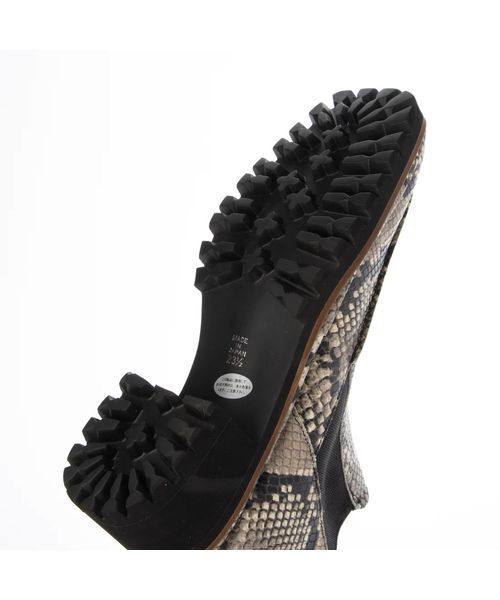 D'ICI / ディッシィ パンプス | ワイドスクエアトゥタンクソールショートブーツ | 詳細4