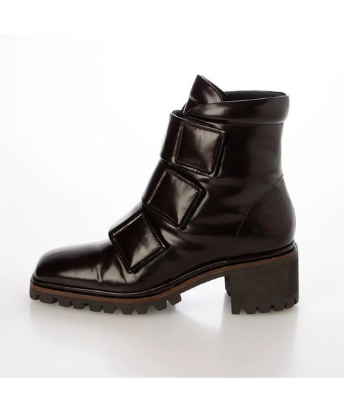 D'ICI / ディッシィ ブーツ（ショート丈） | スクエアトゥベルトデザインショートブーツ | 詳細1