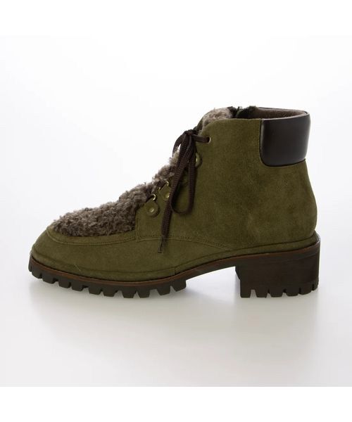 D'ICI / ディッシィ ブーツ（ショート丈） | タンクソールレースアップショートブーツ | 詳細1