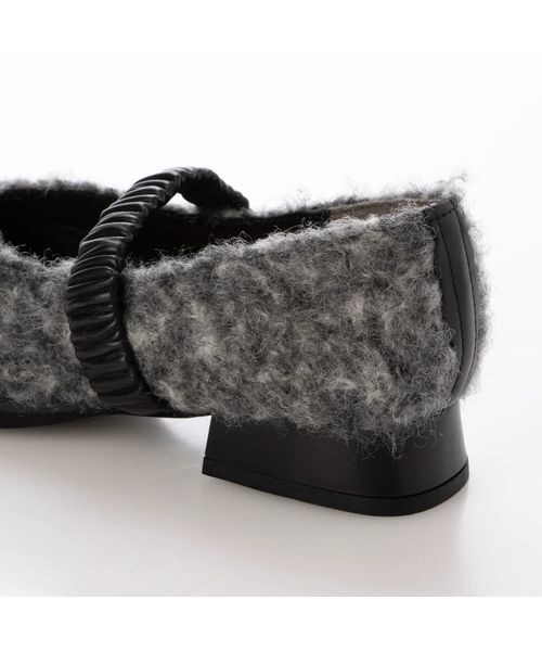 D'ICI / ディッシィ フラットシューズ | Vカットシャーリングストラップフラットシューズ | 詳細10