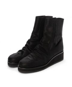 D'ICI / ディッシィ ブーツ（ショート丈） | ドレープワイドベルトショートブーツ