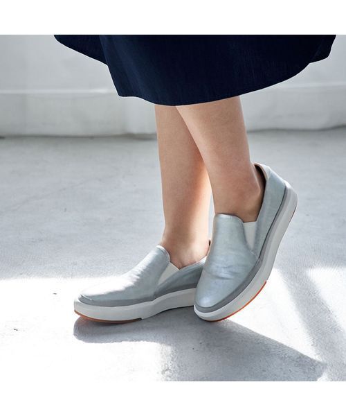 D'ICI / ディッシィ スニーカー | ベーシックスリッポン（シルバー）