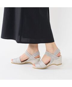 D'ICI / ディッシィ サンダル | 【高機能】アンクルストラップストレッチサンダル