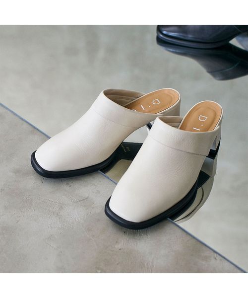 D'ICI / ディッシィ サンダル | クラシカルチャンキーヒールミュール | 詳細7