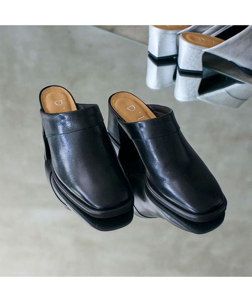 D'ICI / ディッシィ サンダル | クラシカルチャンキーヒールミュール | 詳細16