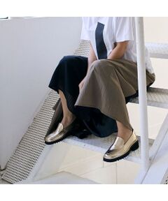 D'ICI / ディッシィ フラットシューズ | ボリュームソールソフトローファー