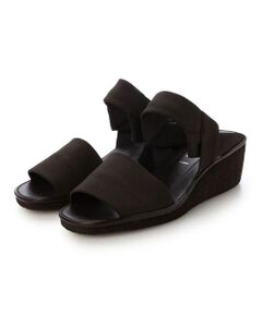 D'ICI / ディッシィ サンダル | ストレッチクロスウェッジサンダル