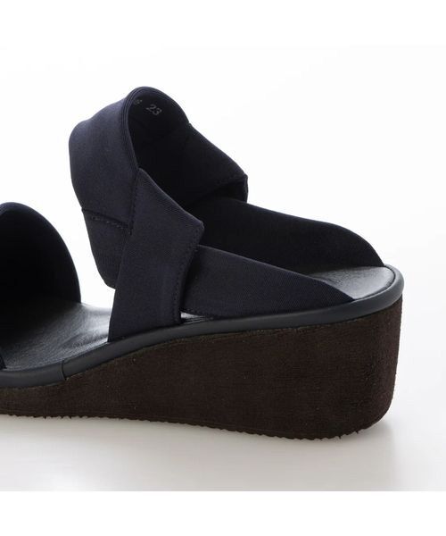 D'ICI / ディッシィ サンダル | ストレッチクロスウェッジサンダル | 詳細10