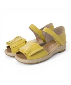 D'ICI / ディッシィ パンプス | フリルモチーフサンダル