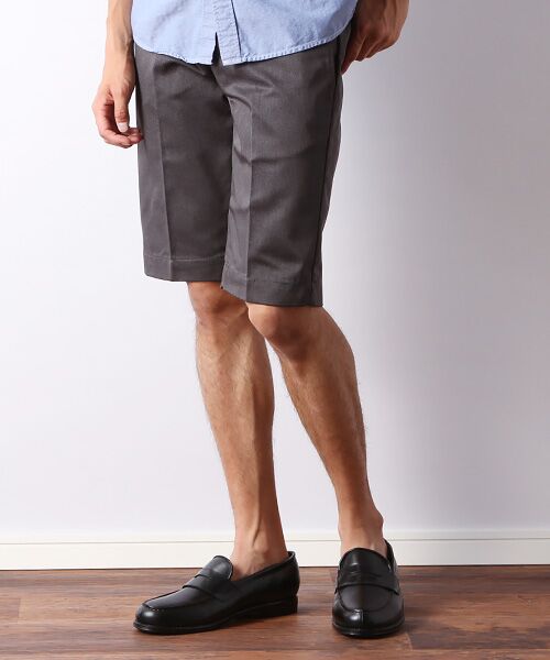 **Dickies / ディッキーズ ショート・ハーフ・半端丈パンツ | 【WD874H5】TCツイルハーフパンツ(ヘザーグレー)