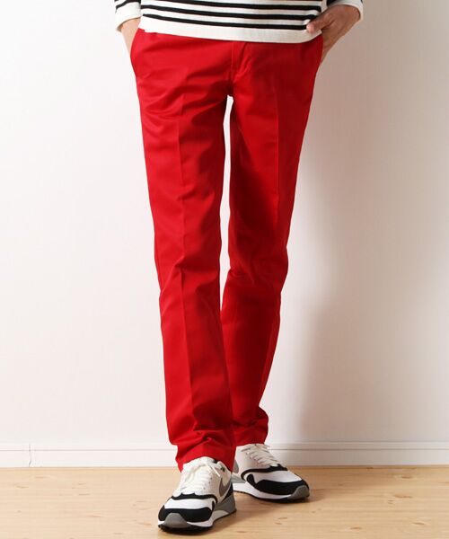 WD1871】TCツイルエクストラスリムワークパンツ （チノ・ワークパンツ