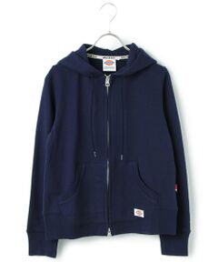 裏毛ZIP UP L/Sパーカー