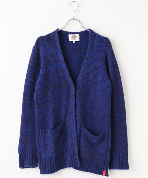 ＊＊Dickies / ディッキーズ カーディガン・ボレロ | ロング丈L/Sカーディガン（ネイビー）
