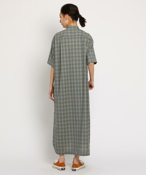 Auralee オーラリー スーパーライトウール チェック柄半袖ワンピース ミニ丈 ひざ丈ワンピース Dressterior ドレステリア ファッション通販 タカシマヤファッションスクエア