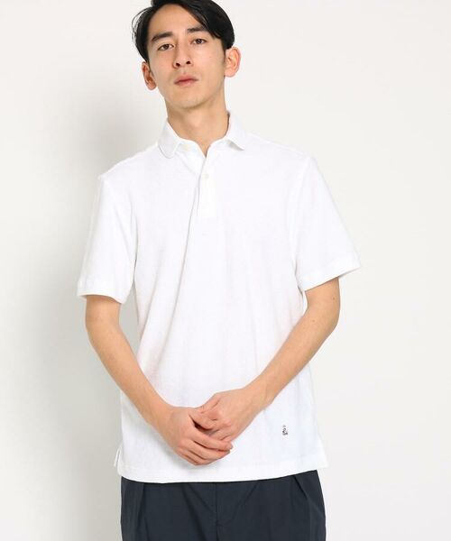 セール Guy Rover ギ ローバー パイル台衿ポロシャツ ポロシャツ Dressterior ドレステリア ファッション通販 タカシマヤファッションスクエア