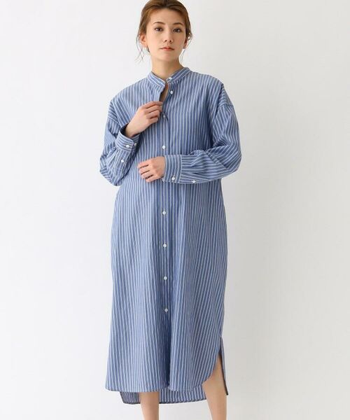 セール 洗える ロングワイドシャツワンピース ミニ丈 ひざ丈ワンピース Dressterior ドレステリア ファッション通販 タカシマヤファッションスクエア