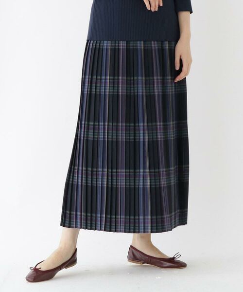 セール Auralee オーラリー チェックプリーツスカート ロング マキシ丈スカート Dressterior ドレステリア ファッション通販 タカシマヤファッションスクエア