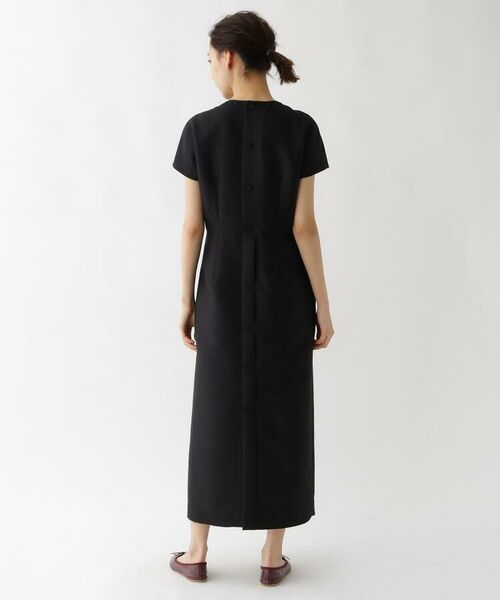 セール シルクウールブラックドレス ミニ丈 ひざ丈ワンピース Dressterior ドレステリア ファッション通販 タカシマヤファッションスクエア