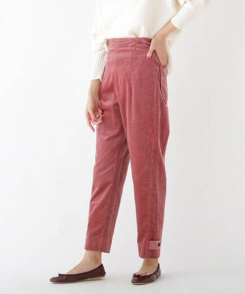 Story12月号掲載 Duca Visconti ドゥカ ヴィスコンティ カラーコーデュロイパンツ ショート ハーフ 半端丈パンツ Dressterior ドレステリア ファッション通販 タカシマヤファッションスクエア