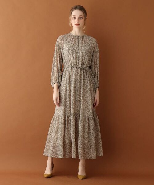 セール フラワードットプリントワンピース ミニ丈 ひざ丈ワンピース Dressterior ドレステリア ファッション通販 タカシマヤファッションスクエア