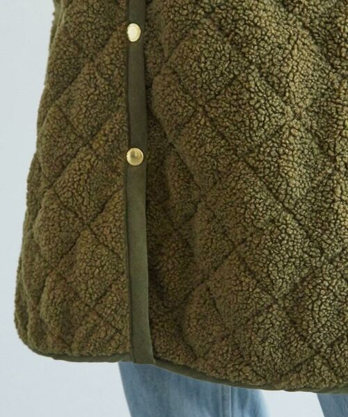 セール Traditional Weatherwear トラディショナル ウェザーウェア ボアキルティングコート ノーカラージャケット Dressterior ドレステリア ファッション通販 タカシマヤファッションスクエア