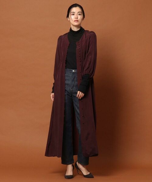 セール 2way くるみ釦ナローフレアワンピース ロング マキシ丈ワンピース Dressterior ドレステリア ファッション通販 タカシマヤファッションスクエア