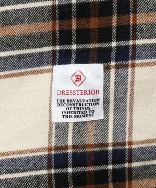 DRESSTERIOR / ドレステリア Tシャツ | ラウンドボタンダウン タータンチェックシャツ | 詳細22