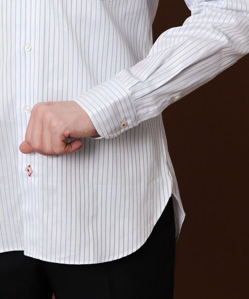 DRESSTERIOR / ドレステリア Tシャツ | 100／2 ヘリンボーンストライプ ボタンダウンシャツ | 詳細8