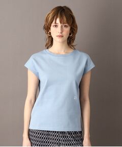【洗える】エシカルオーガニックフレンチ袖Tシャツ