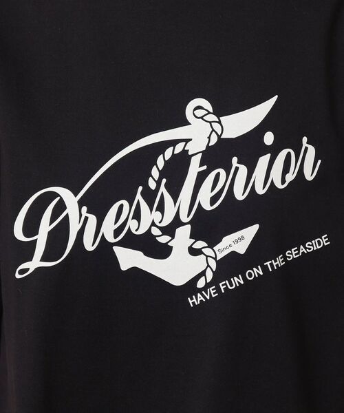 DRESSTERIOR / ドレステリア Tシャツ | 【洗える/大人カジュアル】マリンロゴプリントTシャツ | 詳細10