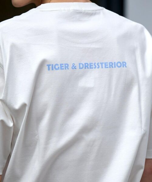 DRESSTERIOR / ドレステリア Tシャツ | 【接触冷感/抗菌防臭/消臭】ICE CLEAR COTTON ブルータイガーTシャツ | 詳細9