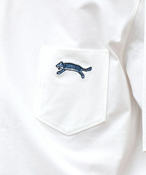 DRESSTERIOR / ドレステリア Tシャツ | 【接触冷感/UVカット機能】BACK BREEZE TECH タイガー刺繍ポケットTシャツ | 詳細7