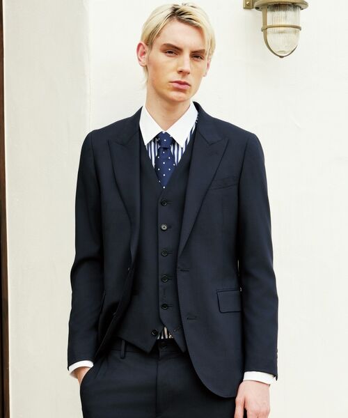 DRESSTERIOR / ドレステリア テーラードジャケット | スリーピース SET UP ジャケット（ネイビー(094)）
