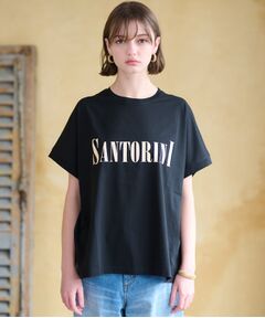 SANTORINI箔ロゴTシャツ