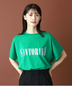 SANTORINI箔ロゴTシャツ