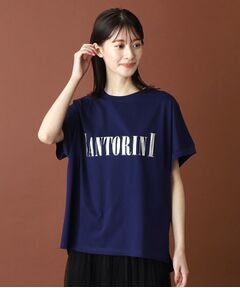 SANTORINI箔ロゴTシャツ