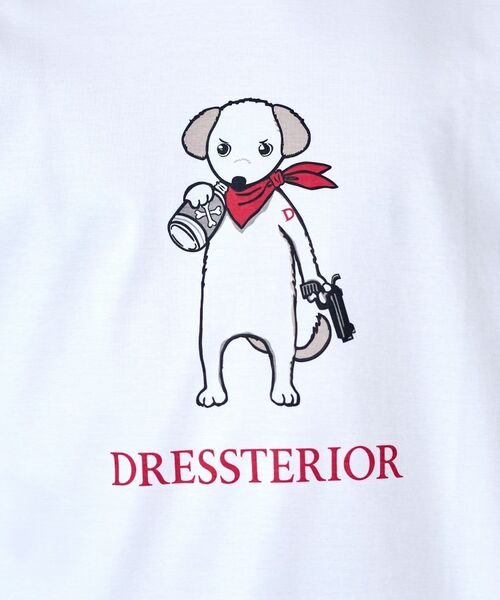 DRESSTERIOR / ドレステリア Tシャツ | 【接触冷感／抗菌防臭／消臭】ICE CLEAR COTTON DRINKER DOG Tシャツ | 詳細18