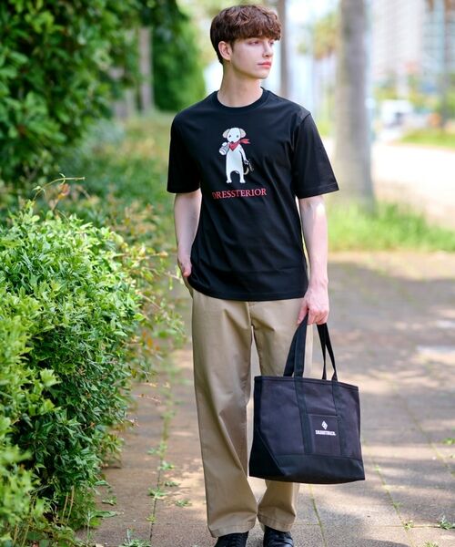 DRESSTERIOR / ドレステリア Tシャツ | 【接触冷感／抗菌防臭／消臭】ICE CLEAR COTTON DRINKER DOG Tシャツ | 詳細2