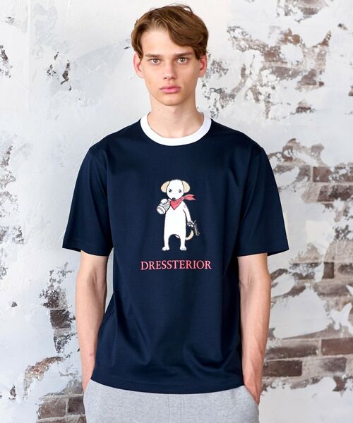 DRESSTERIOR / ドレステリア Tシャツ | 【接触冷感／抗菌防臭／消臭】ICE CLEAR COTTON DRINKER DOG Tシャツ | 詳細23