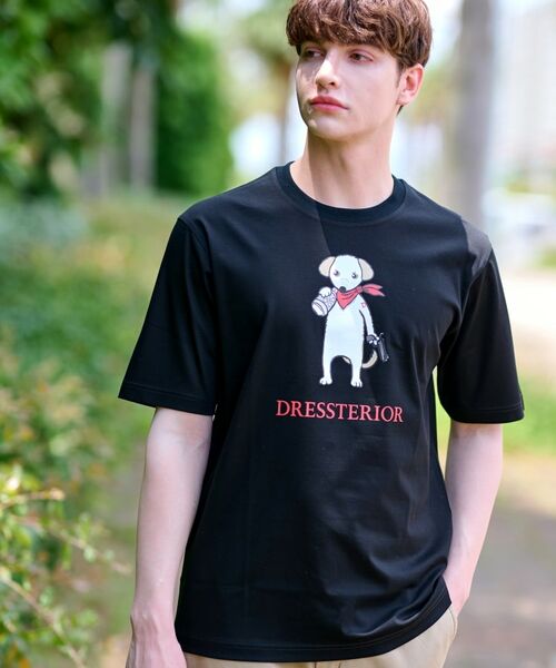 DRESSTERIOR / ドレステリア Tシャツ | 【接触冷感／抗菌防臭／消臭】ICE CLEAR COTTON DRINKER DOG Tシャツ | 詳細6