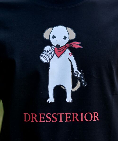 DRESSTERIOR / ドレステリア Tシャツ | 【接触冷感／抗菌防臭／消臭】ICE CLEAR COTTON DRINKER DOG Tシャツ | 詳細9