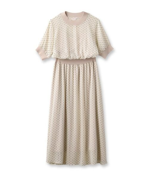 DRESSTERIOR / ドレステリア ロング・マキシ丈ワンピース | 【EC・ルクア別注カラーあり】ドットカットジャカードハーフスリーブ | 詳細21